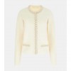 GUESS WOMAN Beads cardigan ECRU GUESS WOMAN Beads cardigan ECRU