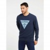 GUESS MAN SWEATSHIRT LOGO BLUE