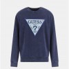 GUESS MAN SWEATSHIRT LOGO BLUE