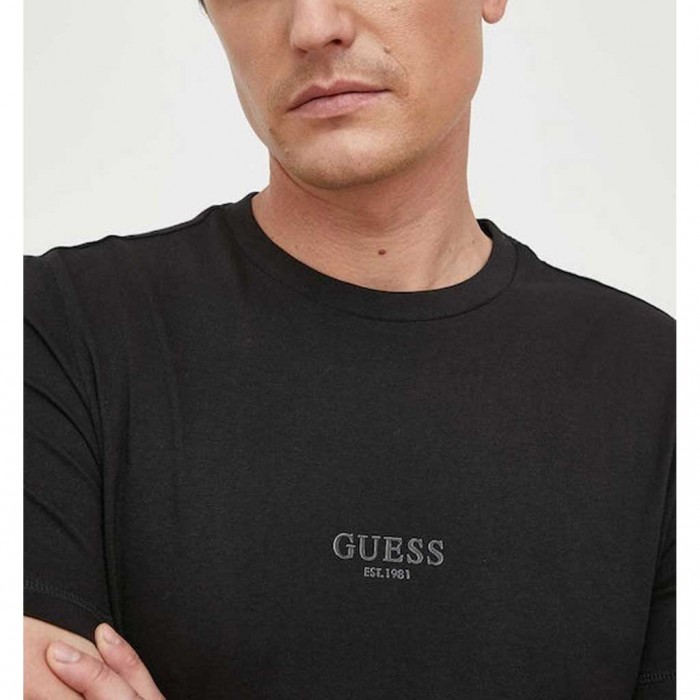 GUESS MAN T SHIRT BLACK