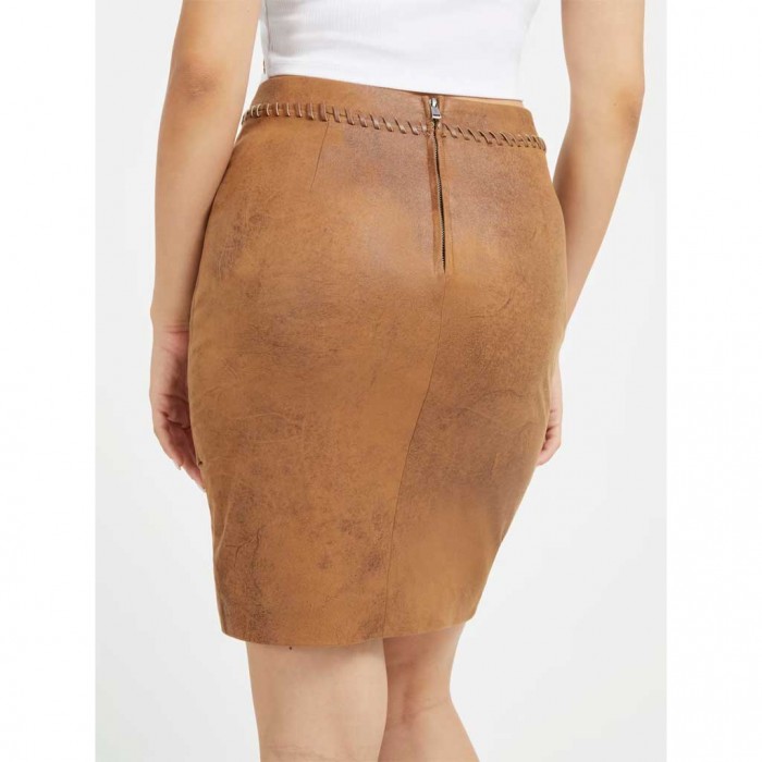 GUESS WOMAN SKIRT BROWN