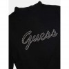 GUESS WOMAN PULLOVER LOGO PRINT BLACK