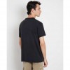 GUESS MAN T SHIRT Triangle logo BLACK