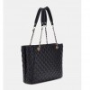 GUESS Giully quilted shopper BLACK