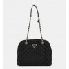 GUESS Giully quilted shoulder bag BLACK