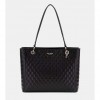 GUESS Yarmilla all-over logo shopper BLACK