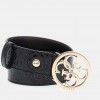 GUESS Yarmilla 4g logo belt BLACK