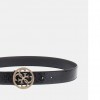 GUESS Yarmilla 4g logo belt BLACK