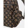 GUESS Power play 4g peony logo backpack BROWN