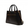 GUESS KUBA SATCHEL BAG WOMEN BLACK