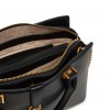 GUESS KUBA SATCHEL BAG WOMEN BLACK