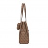 GUESS WOMAN BAG POWER PLAY LATTE LOGO