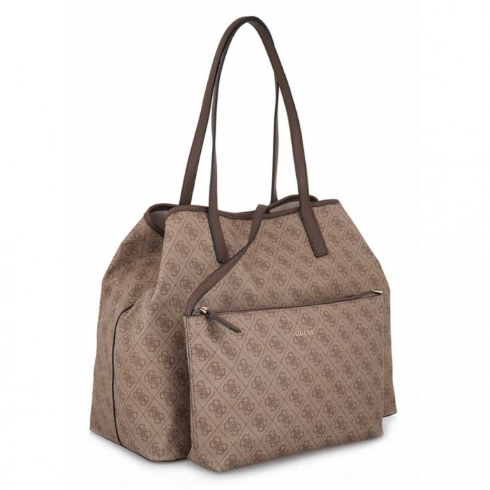 GUESS WOMAN BAG VIKKY II LATTE LOGO