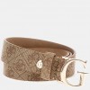 GUESS Vikky 4g logo belt BEIGE