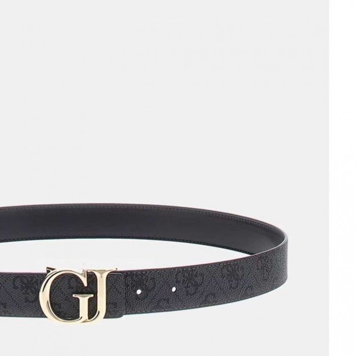 GUESS Noreen 4g logo belt BLACK/GREY