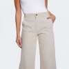 GUESS Darma High-Rise Wide-Leg Pants BEIGE