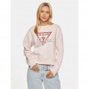 GUESS WOMAN SWEATSHIRT ICON PINK