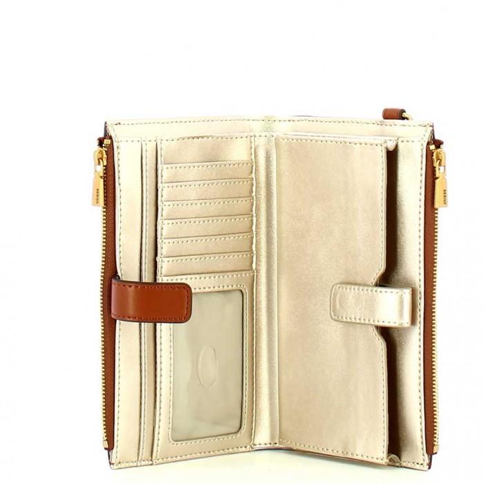 GUESS Laurel organiser wallet BROWN/COGNAC