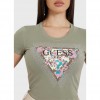 GUESS WOMAN T SHIRT GREEN