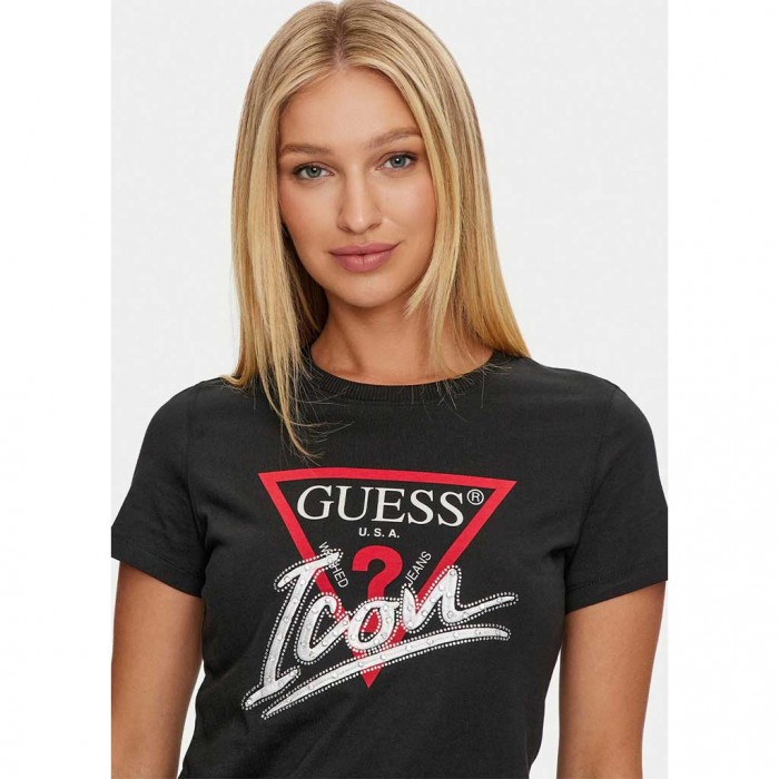 GUESS T-SHIRT WOMAN BLACK