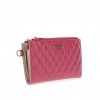 GUESS Yarmilla patent 4g logo organiser wallet PINK