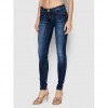 GUESS Women's Jean Trousers Mid Rise in Skinny Fit BLUE