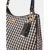 GUESS Mirema Woven Shopper BLACK/WHITE GUESS Mirema Woven Shopper BLACK/WHITE