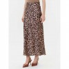 GUESS WOMAN ANIMAL PRINT SKIRT BROWN GUESS WOMAN ANIMAL PRINT SKIRT BROWN