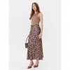 GUESS WOMAN ANIMAL PRINT SKIRT BROWN GUESS WOMAN ANIMAL PRINT SKIRT BROWN