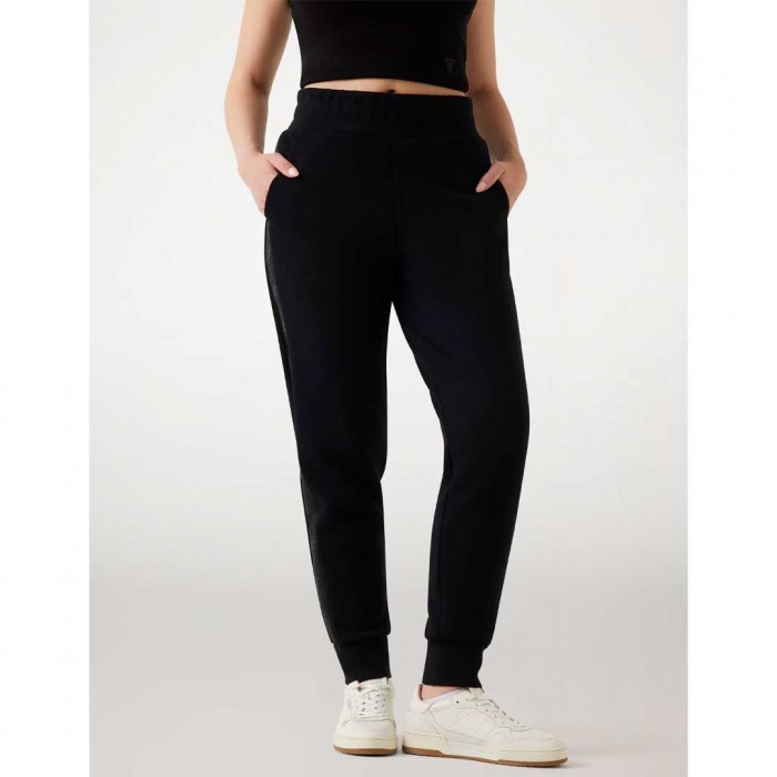 GUESS Logo band scuba joggers BLACK