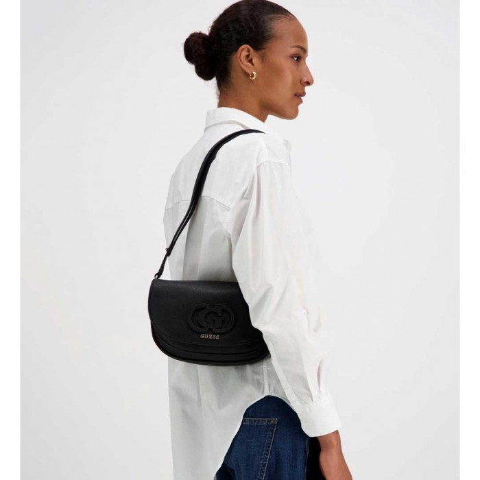 GUESS WOMAN Calebra flap BLACK