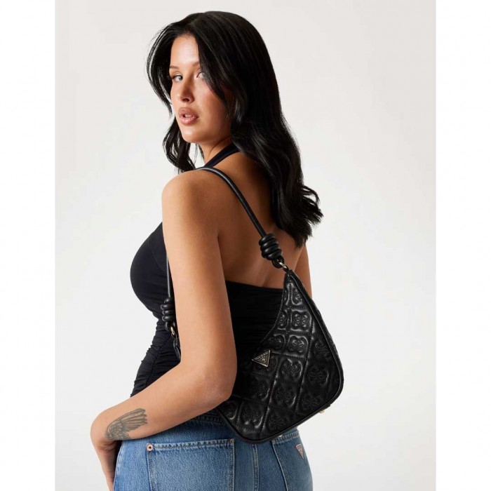 GUESS Adelasia 4G Logo Mini Shoulder Bag BLACK