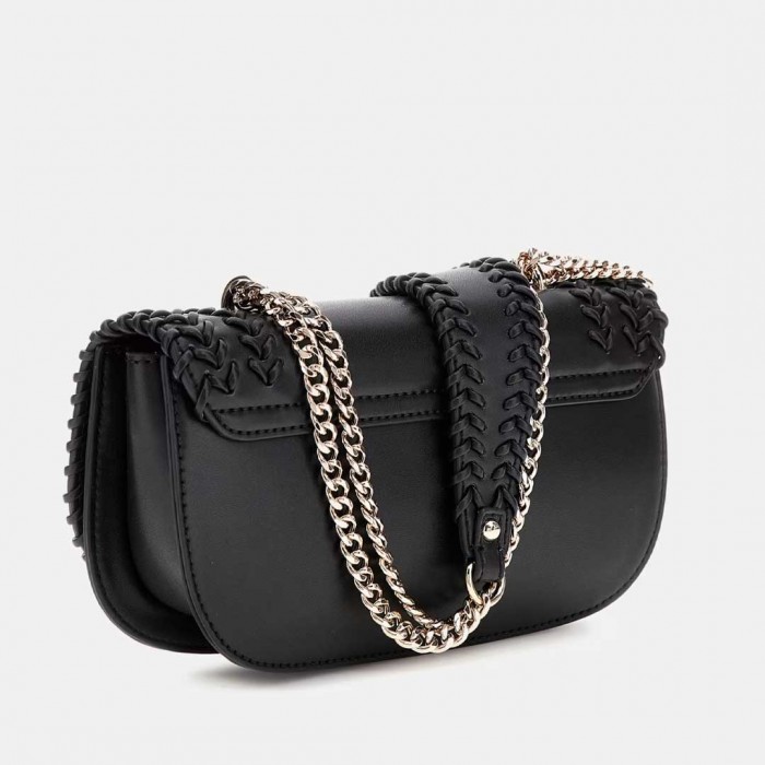 GUESS Tatum Insert Mini Crossbody BLACK