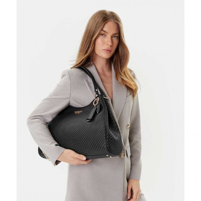 GUESS Women's Bag Tote Handbag BLACK GUESS Women's Bag Tote Handbag BLACK