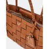GUESS Maylee Woven Shopper BROWN GUESS Maylee Woven Shopper BROWN