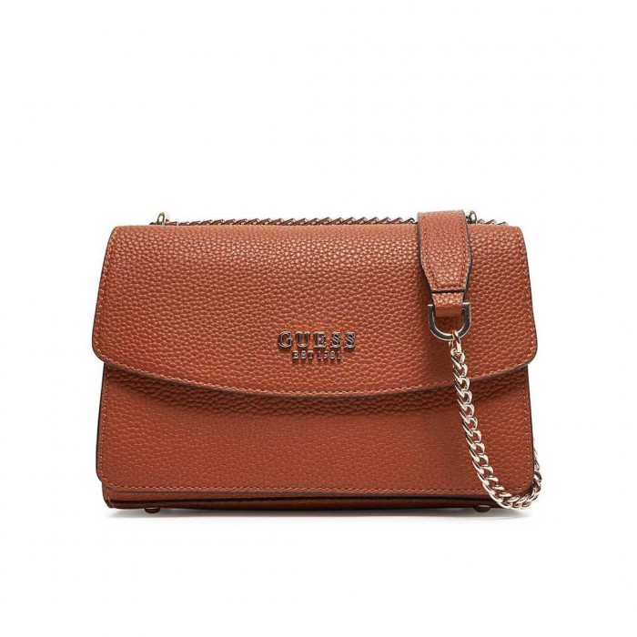 GUESS WOMAN SHOULDER BAG BROWN