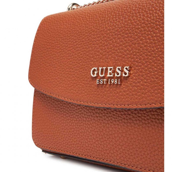 GUESS WOMAN SHOULDER BAG BROWN