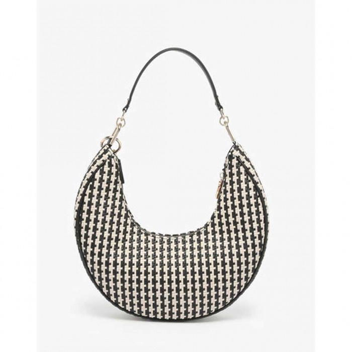 GUESS shoulder bag Mirema BLACK/WHITE GUESS shoulder bag Mirema BLACK/WHITE