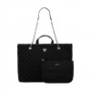 GUESS Giully Ii Women's Bag Tote Handbag Black GUESS Giully Ii Women's Bag Tote Handbag Black