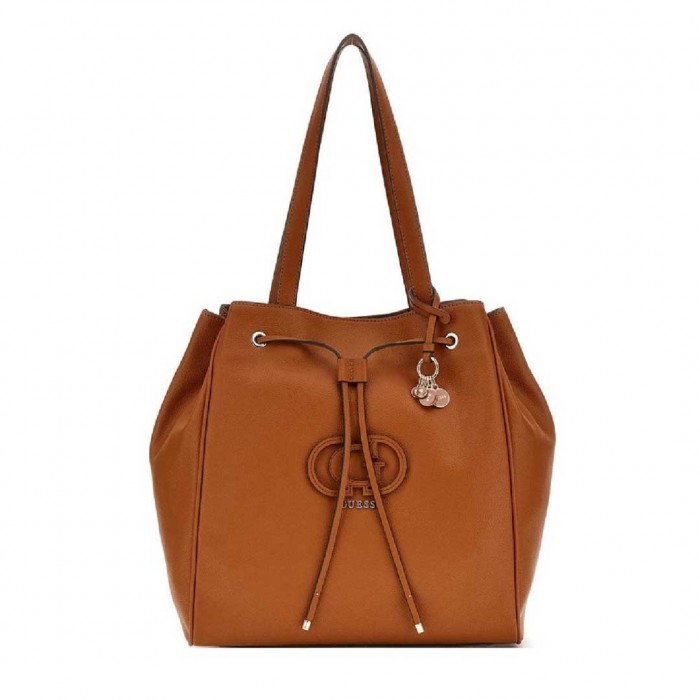 GUESS WOMENS SHOULDER BAG CALEBRA BROWN