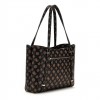 GUESS DARYNA II ELITE TOTE BAG BLACK/BROWN GUESS DARYNA II ELITE TOTE BAG BLACK/BROWN