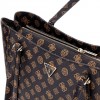 GUESS DARYNA II ELITE TOTE BAG BLACK/BROWN GUESS DARYNA II ELITE TOTE BAG BLACK/BROWN