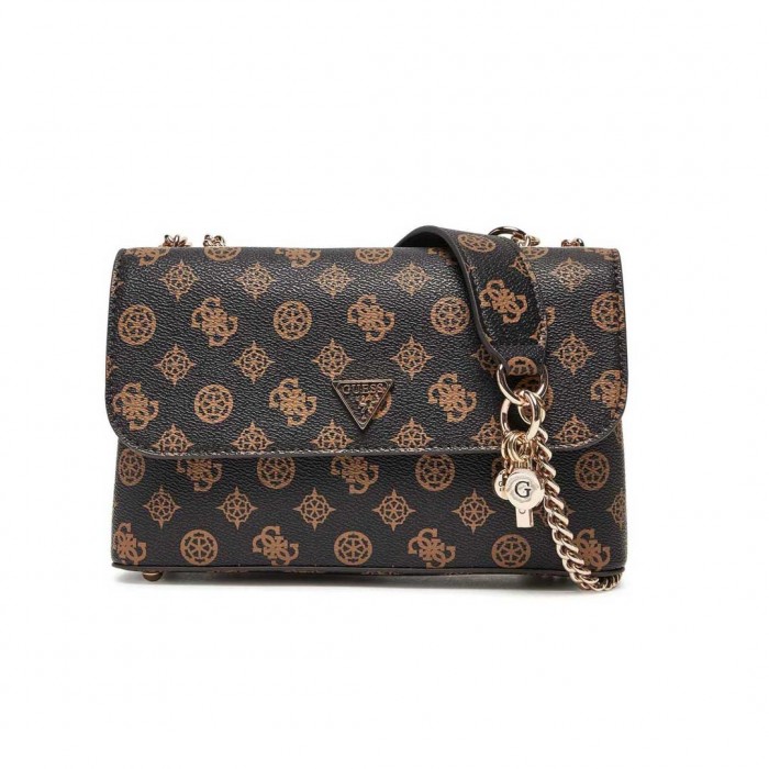 GUESS WOMAN BAG BLACK/BROWN
