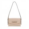 GUESS LEFIA FLAP SHOULDER BAG BEIGE
