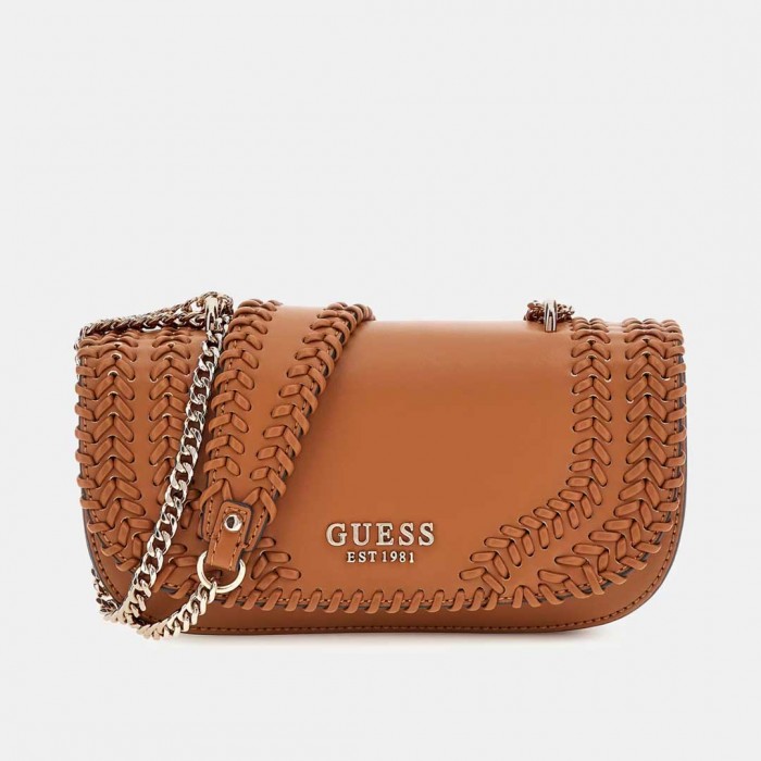 GUESS Tatum Insert Mini Crossbody BROWN