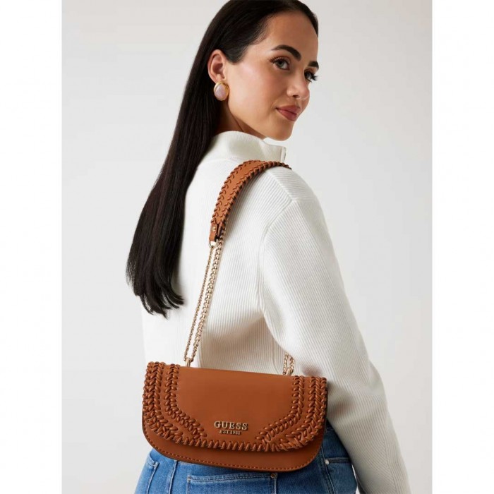 GUESS Tatum Insert Mini Crossbody BROWN