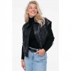 GUESS WOMAN VEST BLACK GUESS WOMAN VEST BLACK