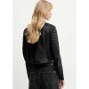 GUESS Women's Biker Artificial Leather Jacket BLACK GUESS Women's Biker Artificial Leather Jacket BLACK