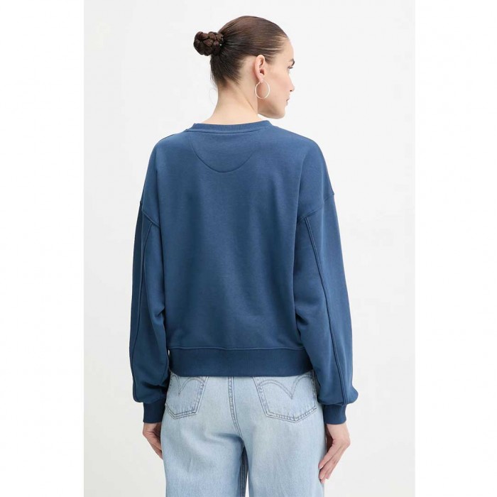 GUESS WOMAN SWEATSHIRT BLUE
