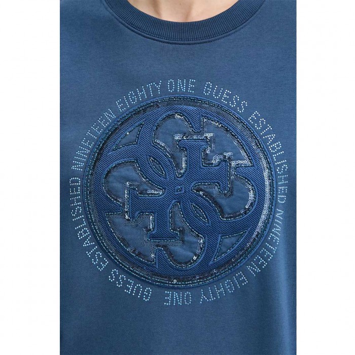GUESS WOMAN SWEATSHIRT BLUE